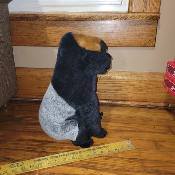 Jaag Black Silverback Gorilla Ape Monkey Plush Realistic Zoo Vintage 16” - Picture 2 of 9